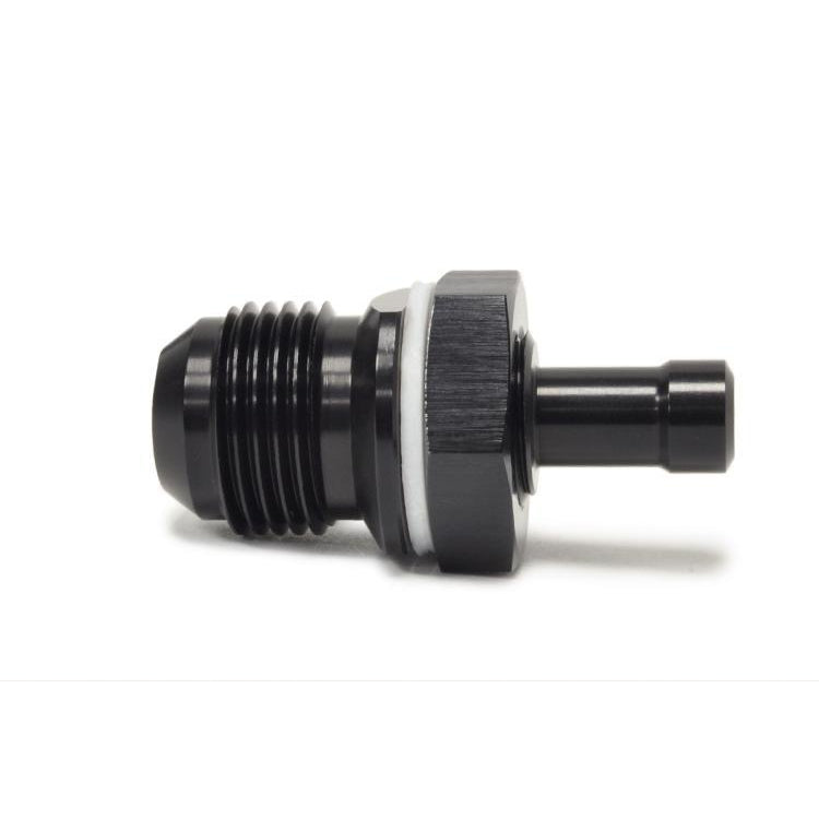 STM Tuned -8AN Black Anodized E85 Safe Fuel Bulkhead Fitting