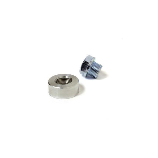 STM Tuned Aluminum O2 Sensor Bung with Steel Plug