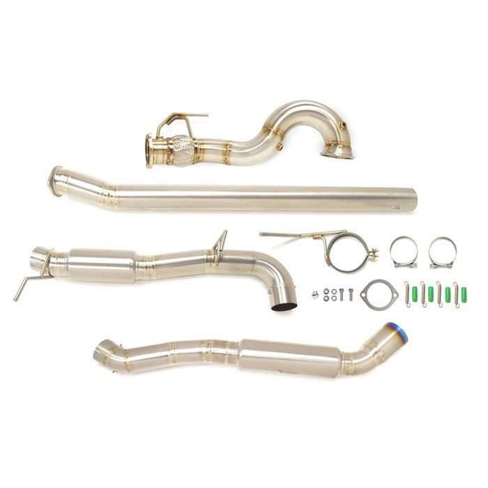 STM Tuned Audi RS3 Titanium Single Exit Turbo-Back Exhaust