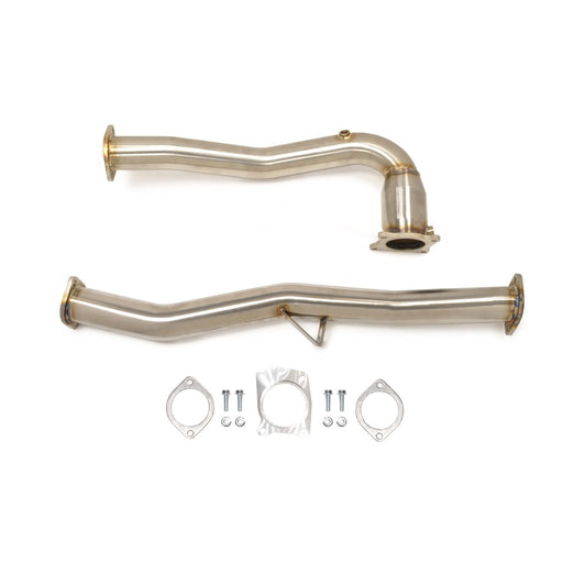 STM Tuned WRX 2015+ M/T Downpipe with High Flow Cat