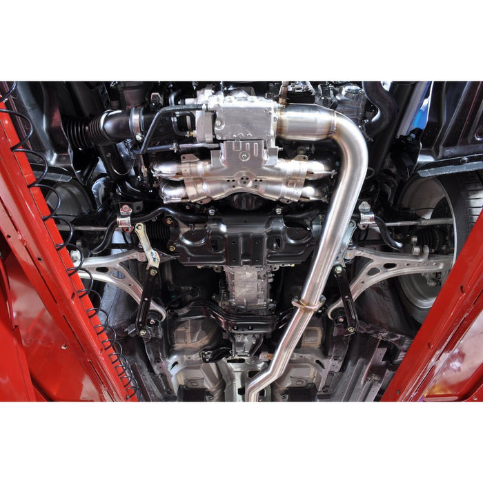 STM Tuned WRX 2015+ M/T Downpipe with High Flow Cat