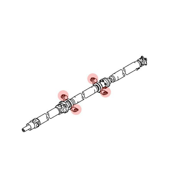 STM Tuned Driveshaft Carrier Bearing Support Bushings - DSM/Evo I-X