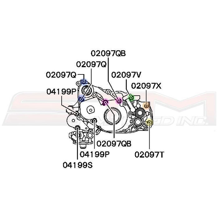 STM Tuned OEM Front Cover Bolt Kit for Evo 4-9