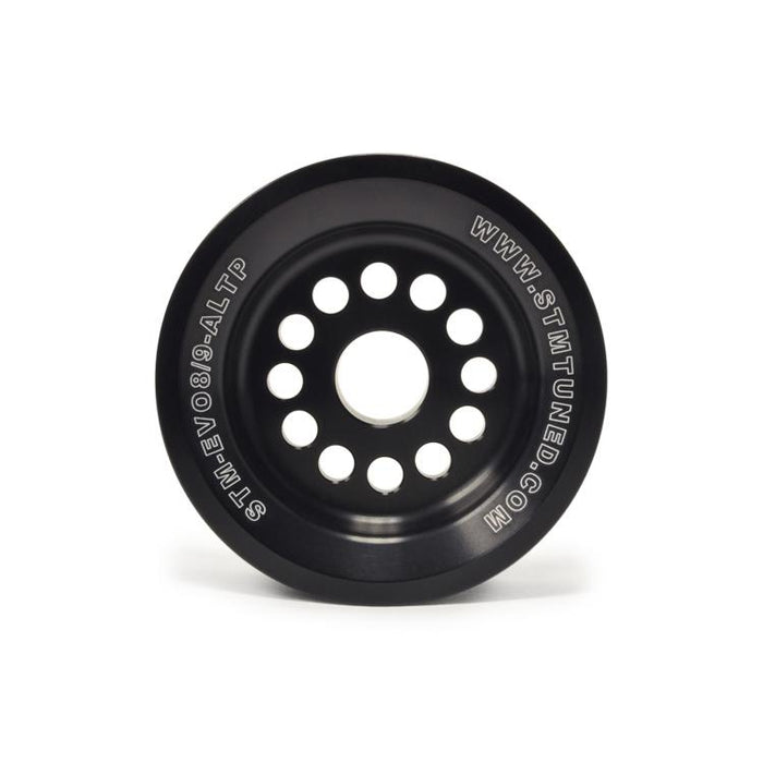 STM Tuned 10% Under-Driven Alternator Pulley with Raised Guides for Evo 4-9