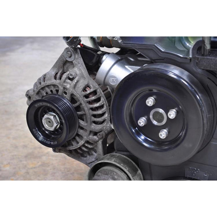 STM Tuned 10% Under-Driven Alternator Pulley with Raised Guides for Evo 4-9