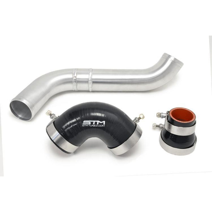 STM Tuned Evo 4/5/6 Lower Intercooler Pipe for Stock Frame Turbo (2.5in Aluminum)