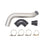STM Tuned Evo 4/5/6 Lower Intercooler Pipe for Stock Frame Turbo (2.5in Aluminum)