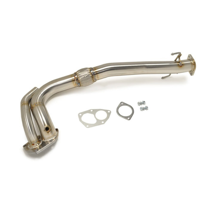 STM Tuned Evo 7/8/9 O2 Downpipe with Atmosphere Dump for OEM-Style Housing