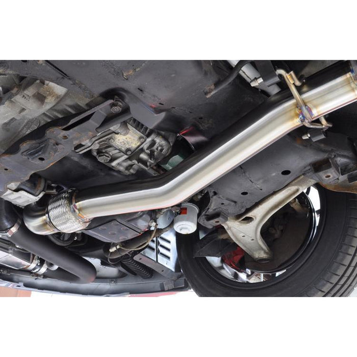 STM Tuned Evo 7/8/9 Downpipe O2 Recirculated for FP SS Housing