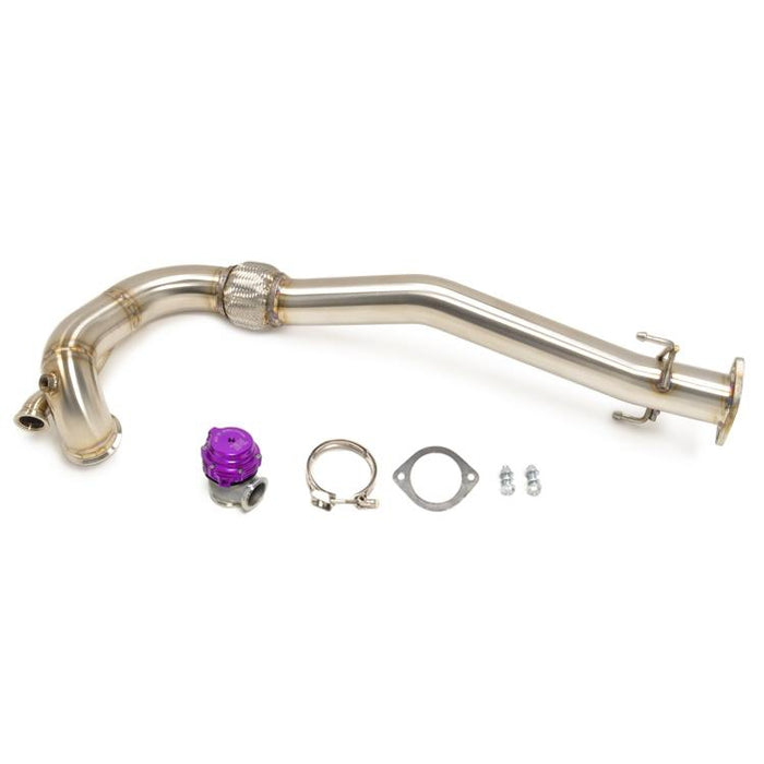 STM Tuned Evo 7/8/9 Downpipe O2 Recirculated for FP SS Housing