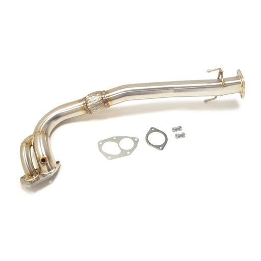 STM Tuned Evo 7/8/9 O2 Downpipe Recirculated for OEM-Style Housing
