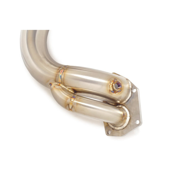 STM Tuned Evo 7/8/9 O2 Downpipe Recirculated for OEM-Style Housing