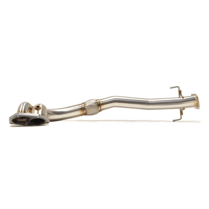 STM Tuned Evo 7/8/9 O2 Downpipe Recirculated for OEM-Style Housing