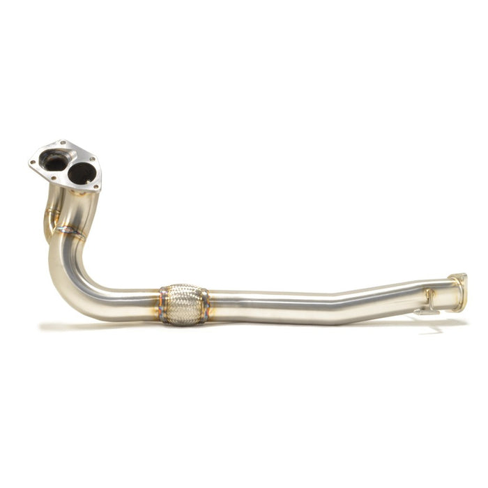 STM Tuned Evo 7/8/9 O2 Downpipe Recirculated for OEM-Style Housing