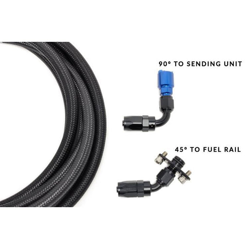 STM Tuned -6AN E85 Fuel Tank to Rail Kit for Evo 7/8/9