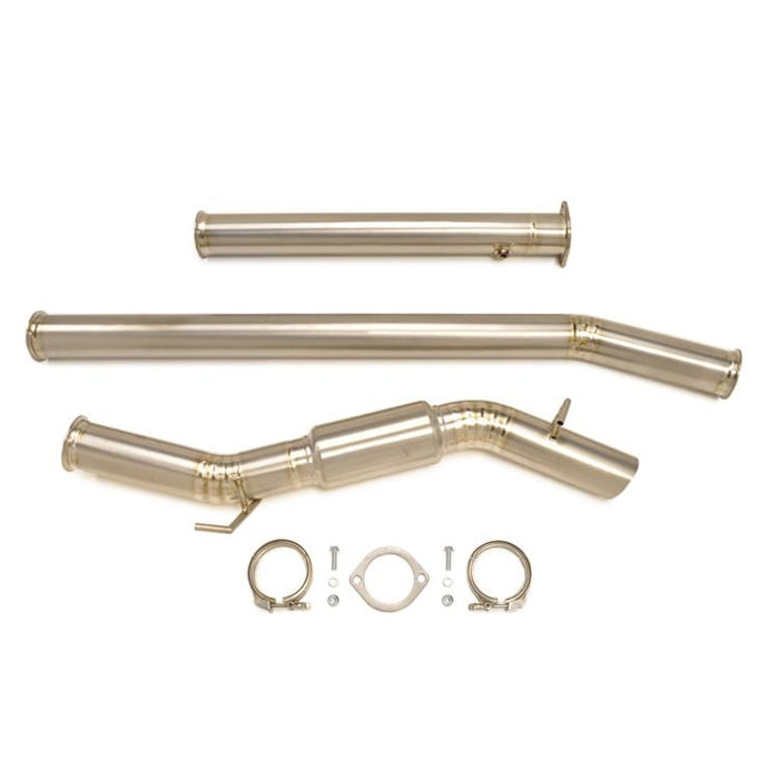 STM Tuned Evo 7/8/9 Titanium V-Band 3.5in Exhaust for FF 6870 Turbo Kit
