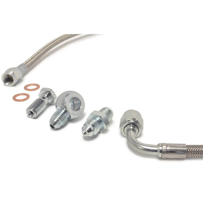 STM Tuned Oil Feed Line Kit for Garrett GT30/35R Turbo - Evo X