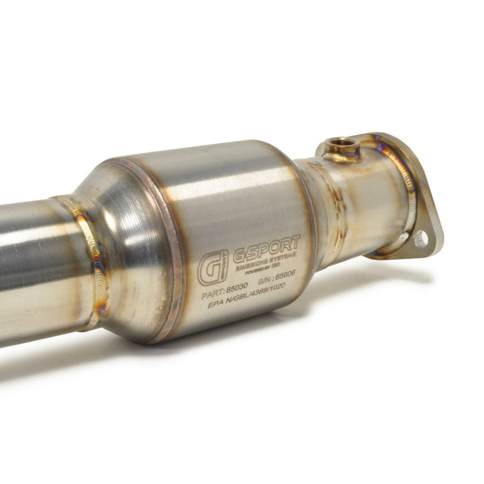 STM Tuned Evo X Stainless Race Pipe with GESi EPA HFC