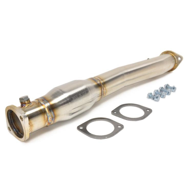 STM Tuned Evo X Stainless Race Pipe with High Flow Cat — Speed Science