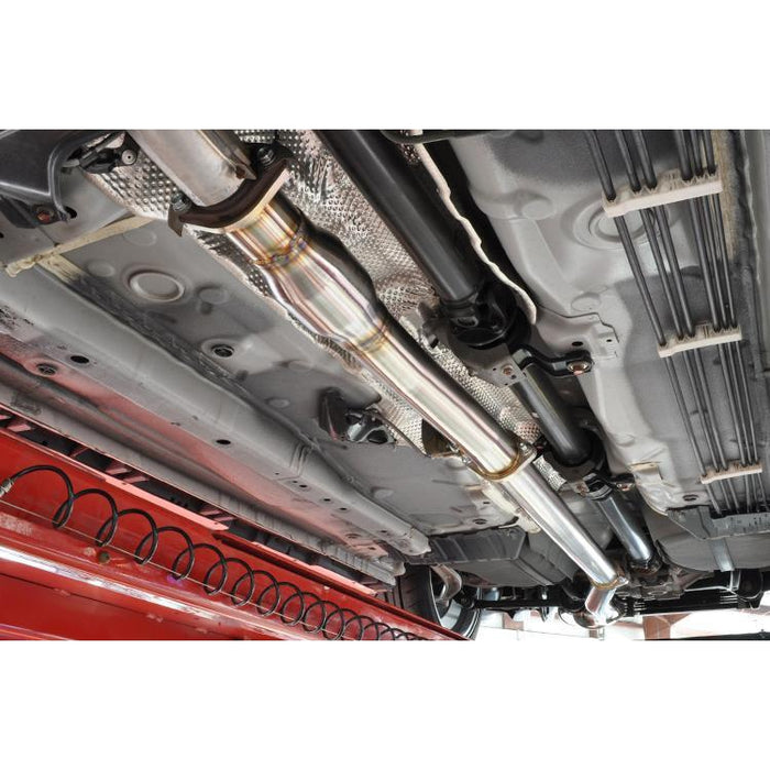 STM Tuned Evo X Stainless Race Pipe with High Flow Cat