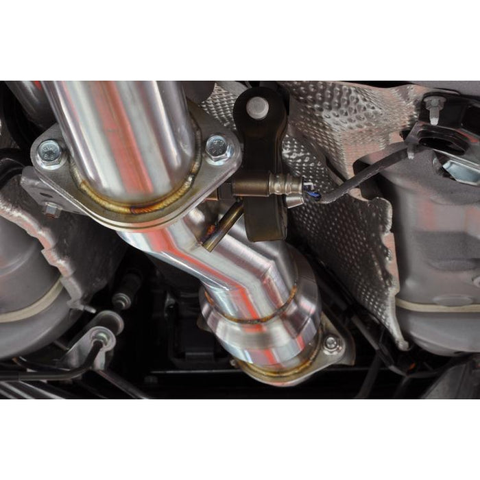 STM Tuned Evo X Stainless Race Pipe with High Flow Cat