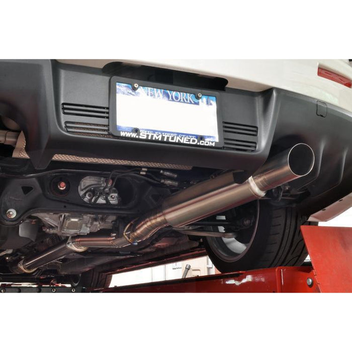 STM Tuned Evo X Titanium Single Exit Cat-Back Exhaust
