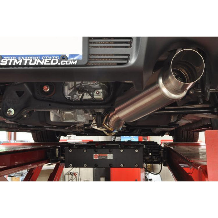 STM Tuned Evo X Titanium Single Exit Cat-Back Exhaust