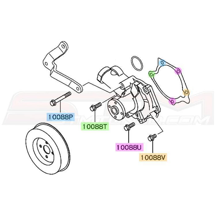 STM Tuned OEM Water Pump Bolt Kit for Evo 8/9