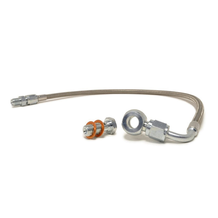 STM Tuned Oil Feed Line Kit for Garrett GT30/35R Turbo for Evo 4-9 (From Head)