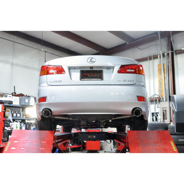STM Tuned Stainless Axle-Back Exhaust for 2006-2013 Lexus IS250/IS350