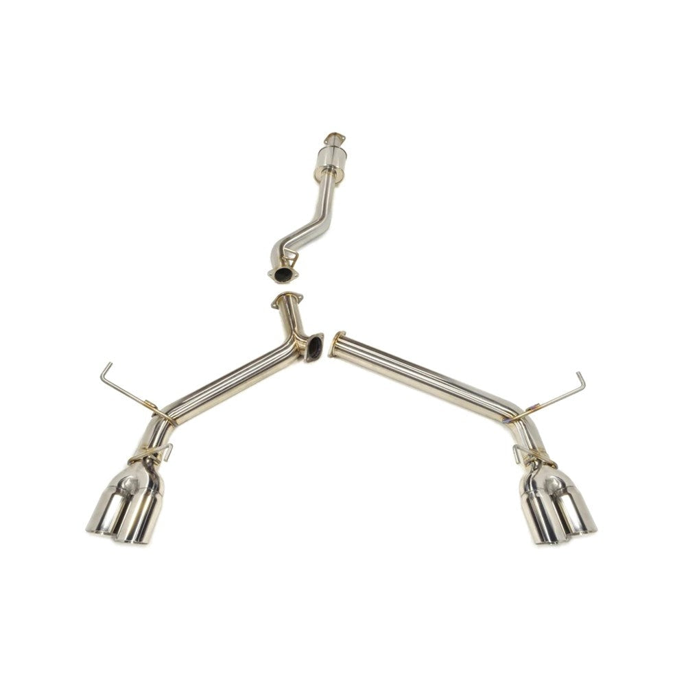 STM Stainless Dual Exit Cat-Back Exhaust for 2022+ WRX