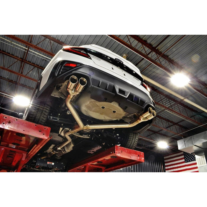 STM Stainless Dual Exit Cat-Back Exhaust for 2022+ WRX