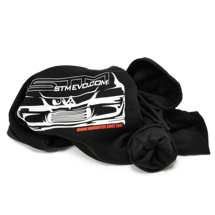 STM Tuned Black Evo Hoodie - Voiding Warranties Since 2007