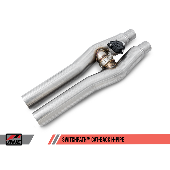 AWE Tuning S550 Mustang GT Axle-back Exhaust - Track Edition (Chrome Silver Tips)