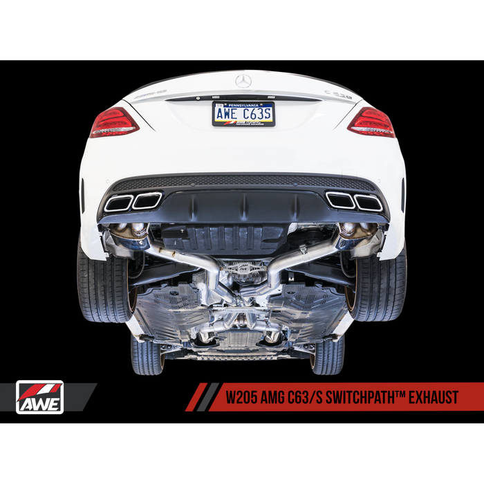 AWE Tuning Mercedes-Benz W205 AMG C63/S Sedan Track-to-SwitchPath Conversion Kit - Non-DPE Cars