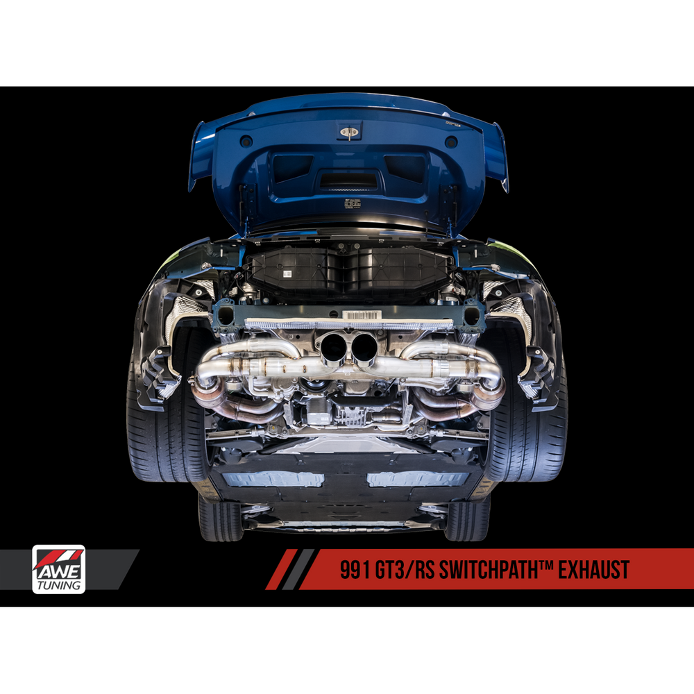 AWE Tuning Porsche 991 GT3 / RS SwitchPath Conversion Kit (Requires AWE Tuning Center Muffler)