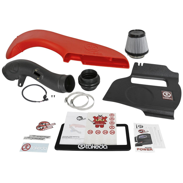 aFe Power Takeda Stage-2 Cold Air Intake System w/ Pro Dry S Media Black Subaru WRX 15-20 H4-2.0L (t)
