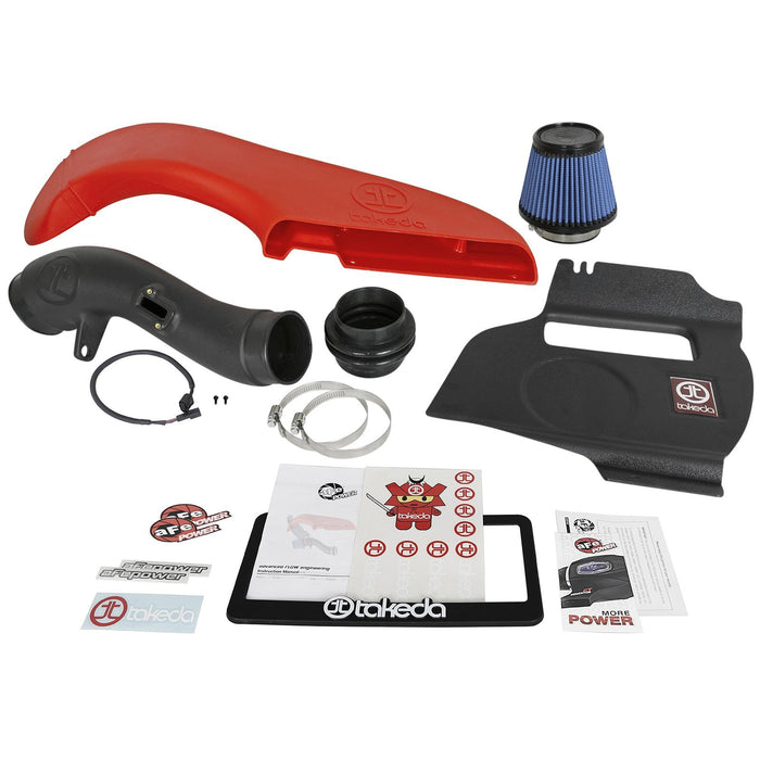 aFe Power Takeda Stage-2 Cold Air Intake System w/ Pro Dry S Media Black Subaru WRX 15-20 H4-2.0L (t)