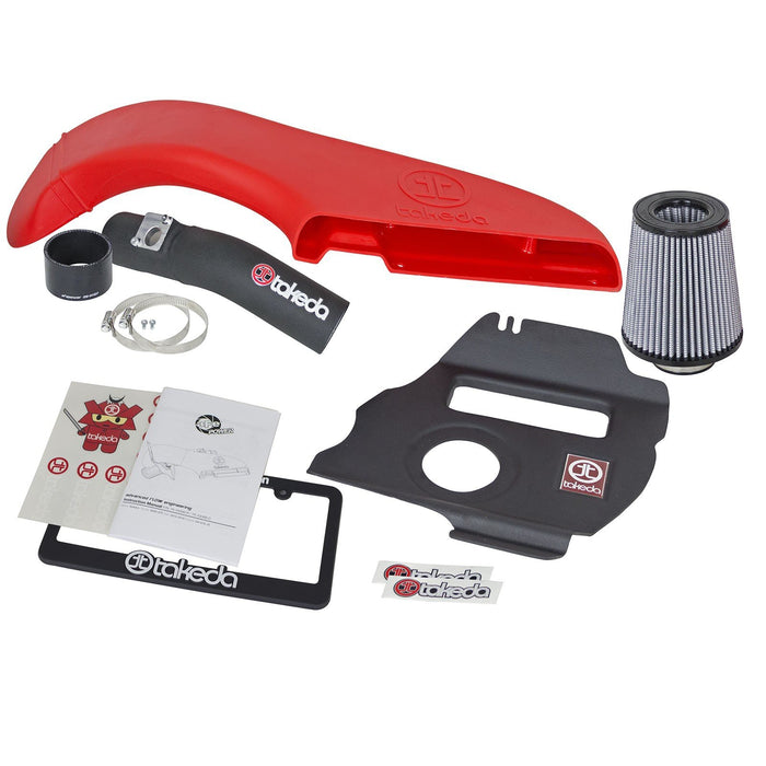 aFe Power Takeda Stage-2 Cold Air Intake System w/ Pro Dry S Media Black Subaru WRX STI 15-17 H4-2.5L (t)Takeda Stage-2 Cold Air Intake System w/ Pro Dry S Media Black Subaru WRX STI 15-17 H4-2.5L (t)