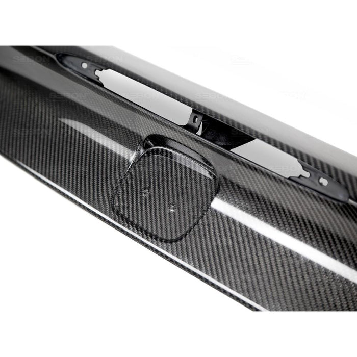 Seibon OEM-Style Carbon Fiber Trunk Garnish For 2014-2015 Honda Civic SI Coupe*