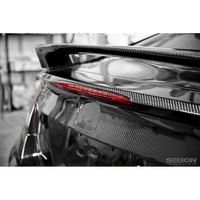 Seibon OEM-Style Carbon Fiber Trunk Garnish For 2014-2015 Honda Civic SI Coupe*