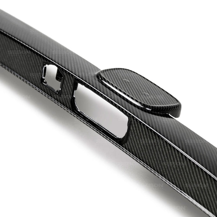 Seibon Carbon Fiber Trunk Garnish For 2016-2020 Honda Civic Sedan