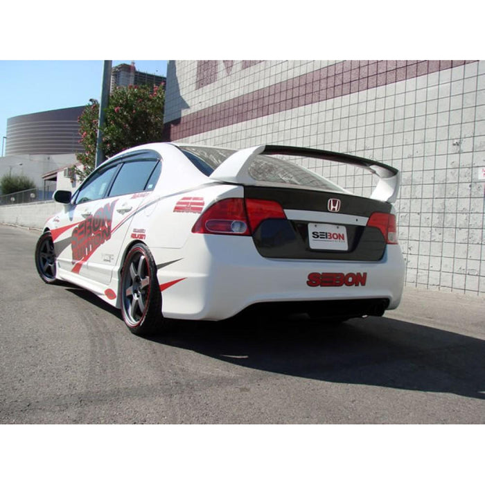 Seibon OEM-Style Carbon Fiber Trunk Lid For 2006-2010 Honda Civic Sedan