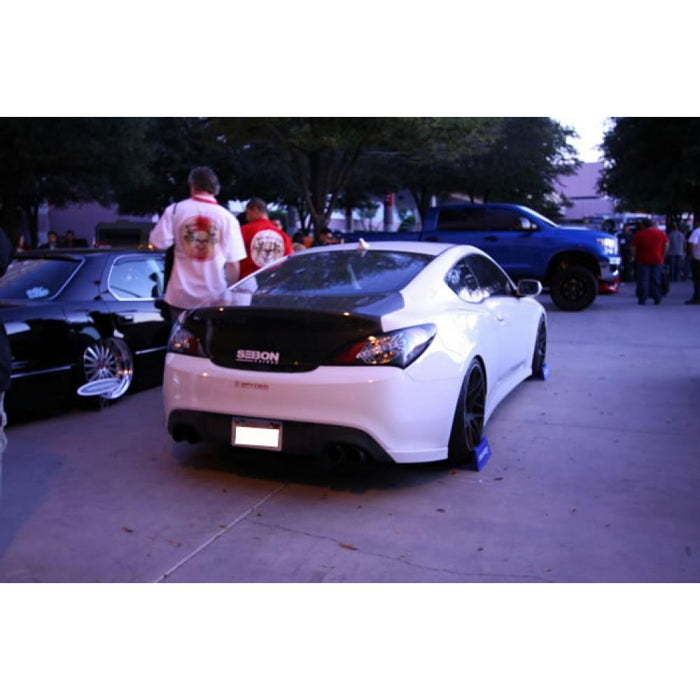 Seibon OEM-Style Carbon Fiber Trunk Lid For 2010-2016 Hyundai Genesis Coupe