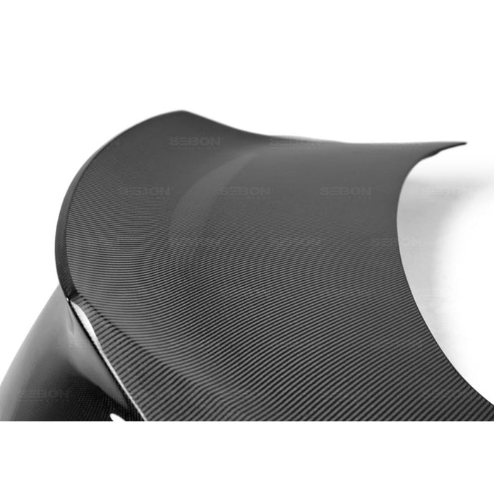 Seibon C-Style Carbon Fiber Trunk Lid For 2008-2015 Infiniti G37 / Q60 Coupe