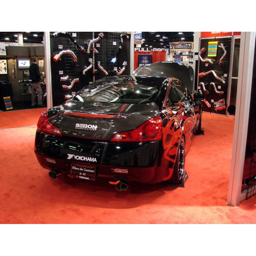 Seibon OEM-Style Carbon Fiber Trunk Lid For 2008-2015 Infiniti G37 / Q60 Coupe