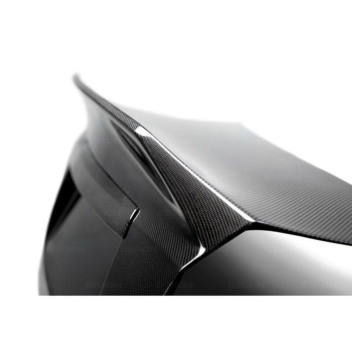 Seibon C-Style Carbon Fiber Trunk Lid For 2008-2014 Subaru WRX / STI Sedan
