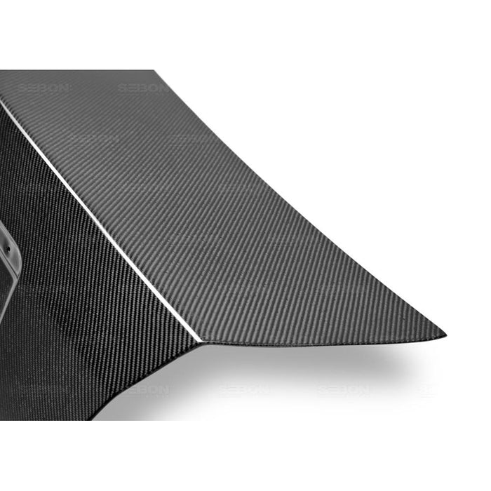Seibon OEM-Style Carbon Fiber Trunk Lid For 2008-2014 Subaru WRX / STI Sedan