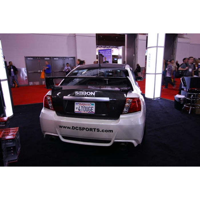 Seibon OEM-Style Carbon Fiber Trunk Lid For 2008-2014 Subaru WRX / STI Sedan