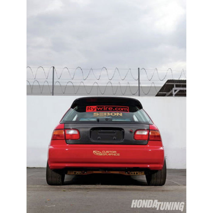 Seibon OEM-Style Carbon Fiber Trunk Lid For 1992-1995 Honda Civic